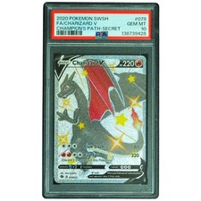 Charizard V #079/073 Champion's Path Secret Rare PSA 10 Pokemon Card *TEW