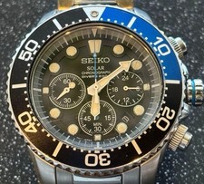 SEIKO solar diver's watch 34123