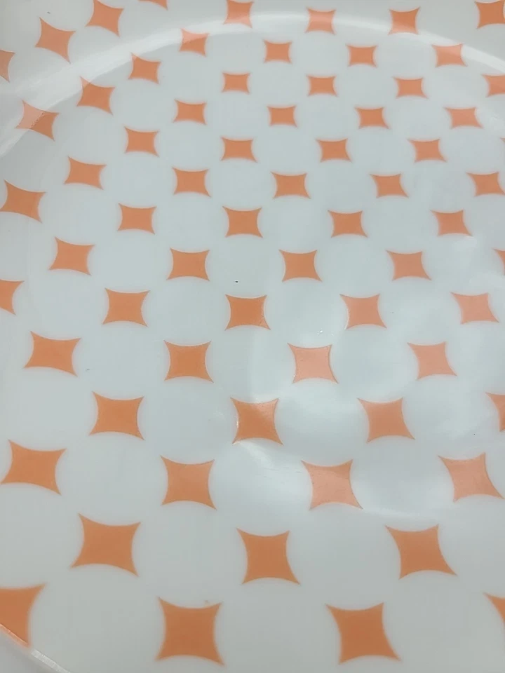 Juego de 4 platos de ensalada/postre de caja y barril TURQUESA/LIMA/CORAL DIAMANTE  Foto 3 de 4