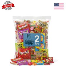 Paquete de Variedad 2 lb - Mezcla de Caramelos Surtidos a Granel Envueltos Individualmente - Gomoso, Sou...