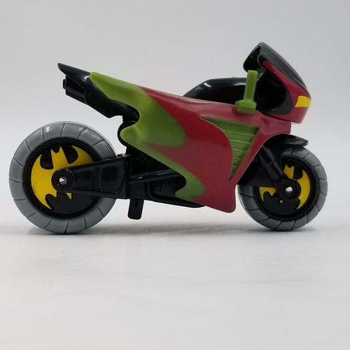 Imaginext DC Super Friends MOTO ROBIN'S ciclo rojo verde baticiclo - Imagen 2 de 10