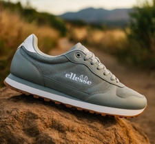 ellesse ISOLA Men's Trainers, Sneakers BNIB Grey ( Size UK 9-11 ) RETRO