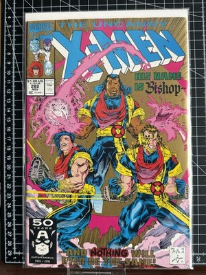 Uncanny X-Men # 282 1st Bishop 2nd Print Gold