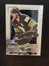 23-24 UD Skybox E-X 2000 Essential Credentials Parallel 13 David Pastrnak /99