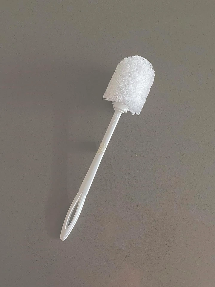 Cepillo de inodoro Rubbermaid Commercial Products 15", blanco, cuenco blanco  Foto 3 de 4