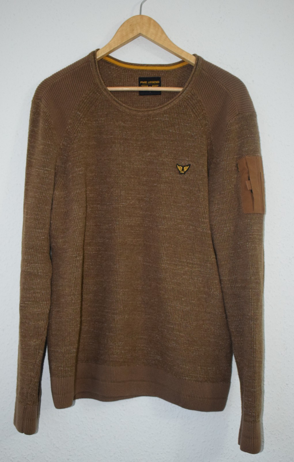 ✈️ PME Legend American Classic Raglan Sweater - Braun Melange - L image 2