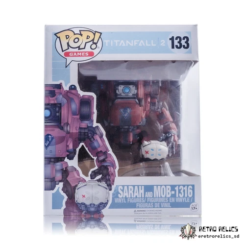 2016 Funko Pop! Video Games: Titanfall 2 – Sarah & MOB-1316 #133 Vinyl Figure