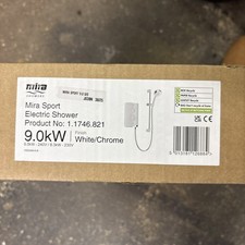 Mira Sport Electric Shower 9kW - 1.1746.821 - White & Chrome - New