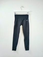 Gymshark Everyday Seamless Leggings Black Small 23" B7A3L