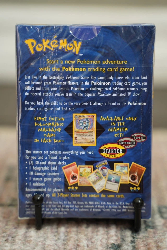 1999 Pokemon Base Set 2 Player Starter Theme Deck WOTC Machamp Vintage - Image 2 of 4