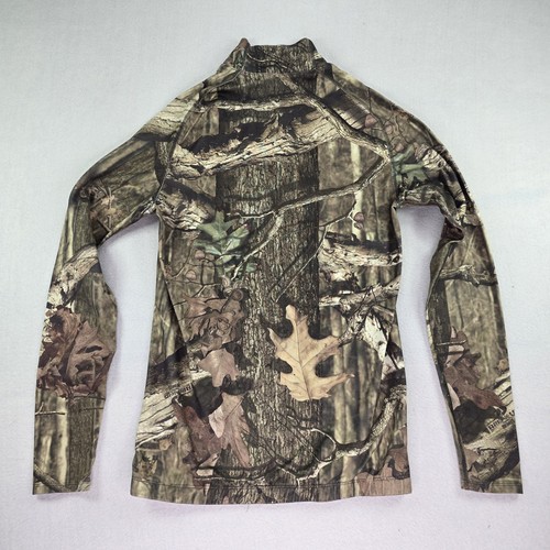 Starter Dri Star Mossy Oak Long Sleeve Hunting Shirt Size Medium Base Layer Camo - Picture 11 of 11