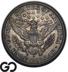 1898-S Barber Half Dollar, Beautiful Album Toner, Choice BU++ Key Date, Sharp! — photo 2