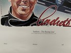 ANDRETTI - RACING LINE Mario, Michael, Jeff Andretti  Mario Signed Poster Print — photo 7