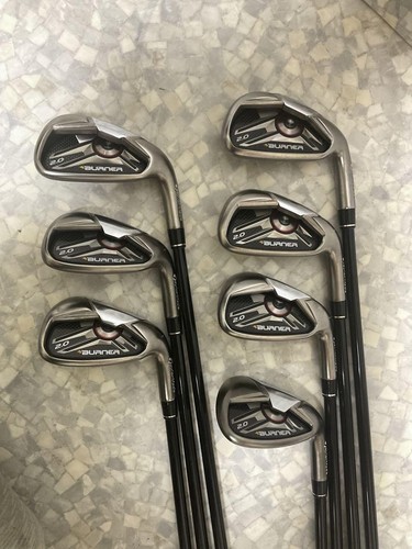 Set De Fers TaylorMade M4 - 5-9, PW, AW, SW - 8 Clubs - Graphite Stiff - Droitier