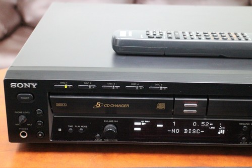 SONY RCD-W500C 5-Disc CD Changer + Recorder Fully Tested (5203) - Picture 2 of 14