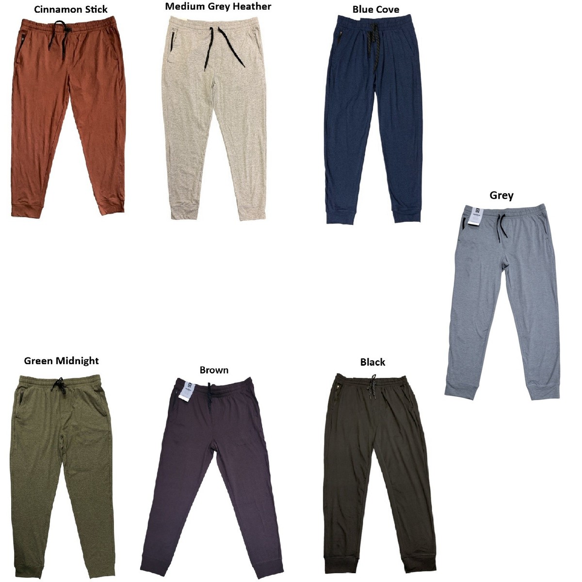 【COLOR iN ID】String color matching jogger pants Member's Mark Men's Moisture Wicking 4 Way Stretch Favorite