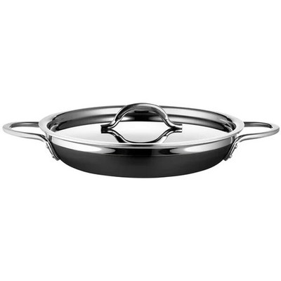 Bon Chef Country French X 3.13 Qt Black Stainless Steel Saute Pan 71306