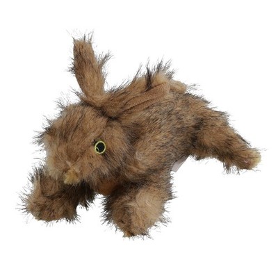 Classic Dog Puppy Play Time weicher kleiner brauner Plüschhase mit Quietscher