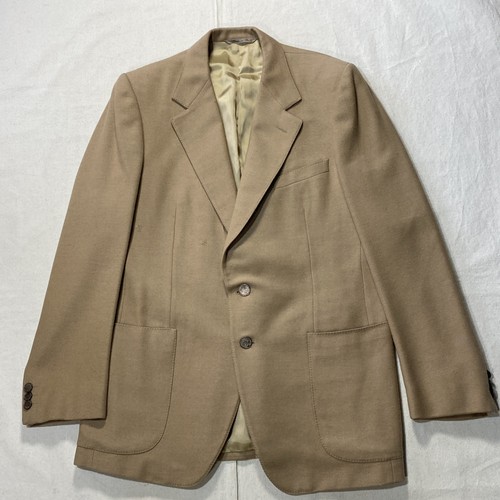 Gritti by ERMENEGILDO ZEGNA Brown Wool Cashmere Jacket 41 Repairs