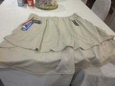 Nautica School Uniform Skinny Stretch Bermuda Khaki Shorts Girls Size 18.5 NWT