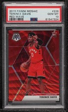 2019 Panini Mosaic Rookies Tmall Red Wave Prizm Terence Davis PSA 10 GEM MT 4al