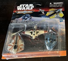Star Wars Micro Machines Hasbro Clone Fighter Strike Vehicle Set 2005