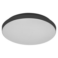 Led Deckenleuchte Metall Schwarz Osram 3000K IP44 B:21.5Cm BüRo Bad Deckenlampe