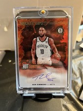 Panini 2024-25 NBA Hoops Ben Simmons Brooklyn Nets Hot Signatures Auto #HS-BSN