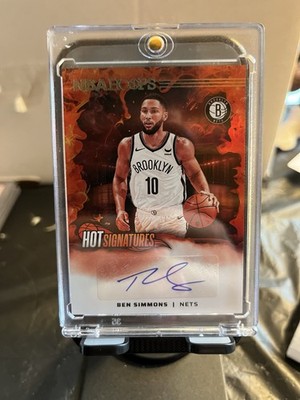 Panini 2024-25 NBA Hoops Ben Simmons Brooklyn Nets Hot Signatures Auto #HS-BSN