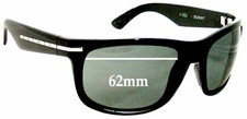 SFx Replacement Sunglass Lenses fits Kaenon Burny - 62mm Wide