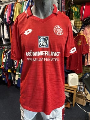 Genuine 1. FSV Mainz 05 2019/20 Home Shirt Lotto Mens XL Bundesliga