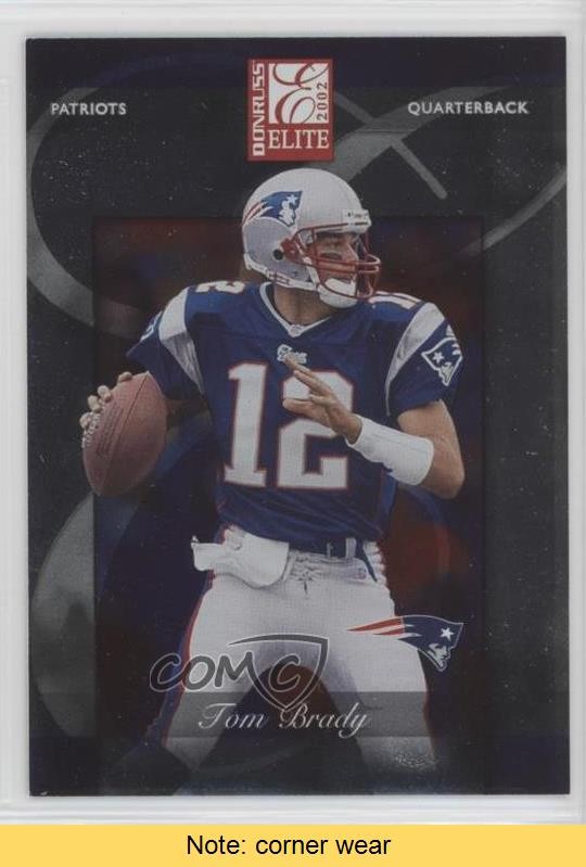 2002 Donruss Elite Tom Brady #30 READ 05t7