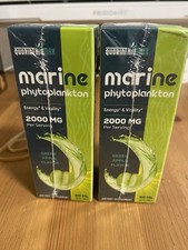 2 Pack Marine Phytoplankton 60ml Each- 2000mg- Energy  Virility-- New