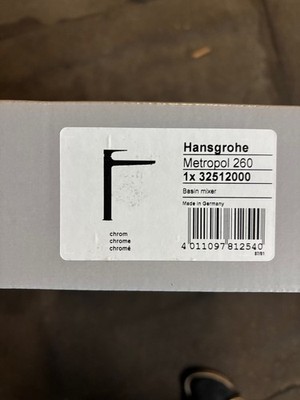 Hans Grohe WT Armatur Metropol 260 chrom NEU Art.NR: 3212000