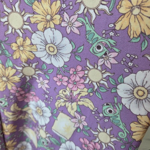 Disney Her Universe Tangled Floral Icons Dress Torrid Size 0 / L Rapunzel Purple - Imagen 7 de 11