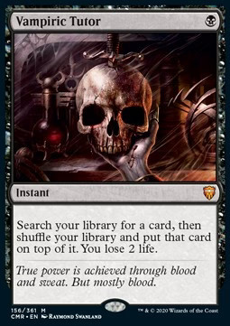 Magic/MTG Vampiric Tutor CMR-156 Mythic Englisch NM