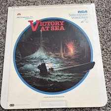 Victory at Sea CED Videodisc  Selectavision Black & White Presentation Preowned
