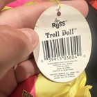 Russ Troll Doll Plush Pink Hair Yellow & Pink Outfit 1990 Vintage MPN 3604 — photo 5