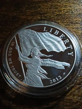 2012P Star Spangled Banner Commemorative Proof 90% Silver Dollar By The US.Mint 