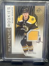 2018-19 SP Game Used #110 Ryan Donato Gold Jersey Relic #/499