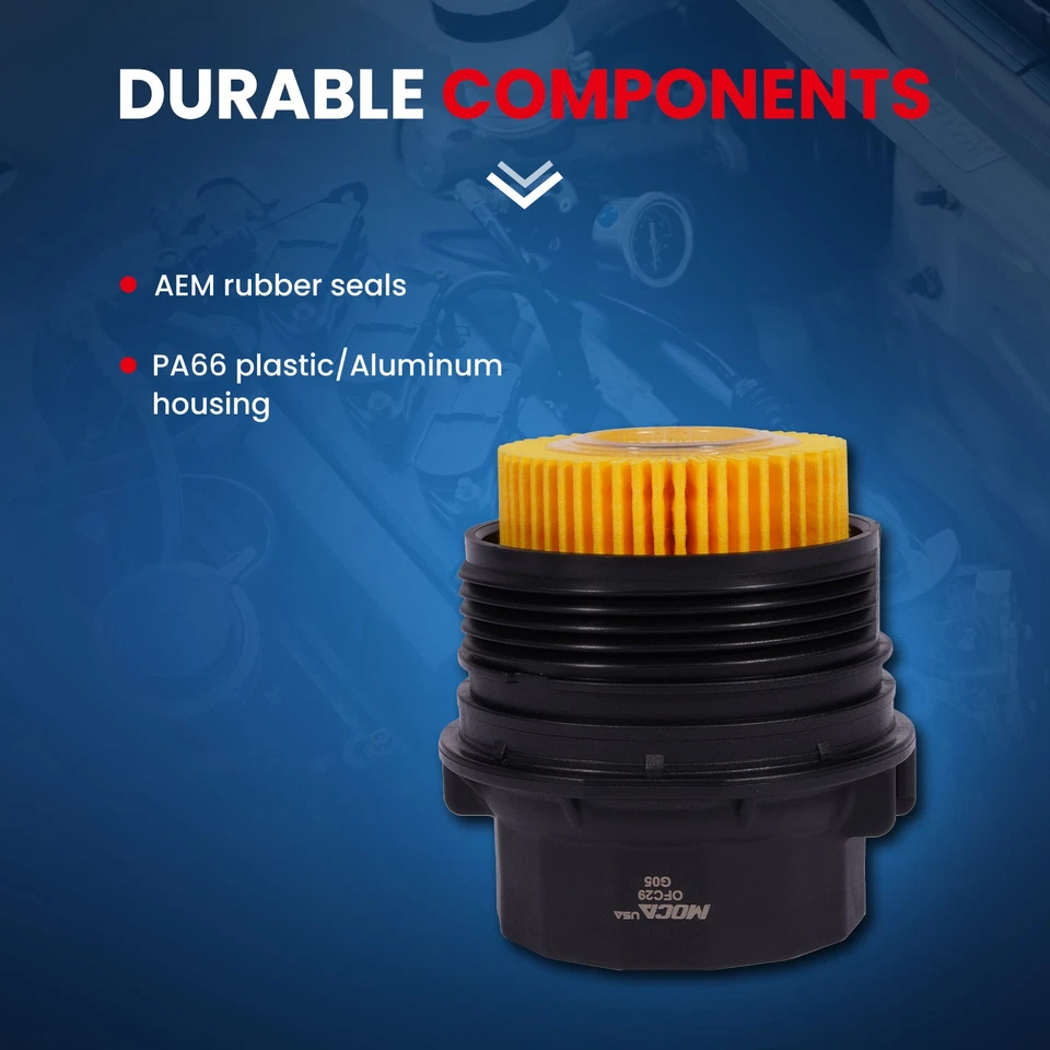 Tapa de filtro de aceite para Lexus CT200h ES300 Pontiac Scion Toyota Corolla Matrix Prius Foto 4 de 4