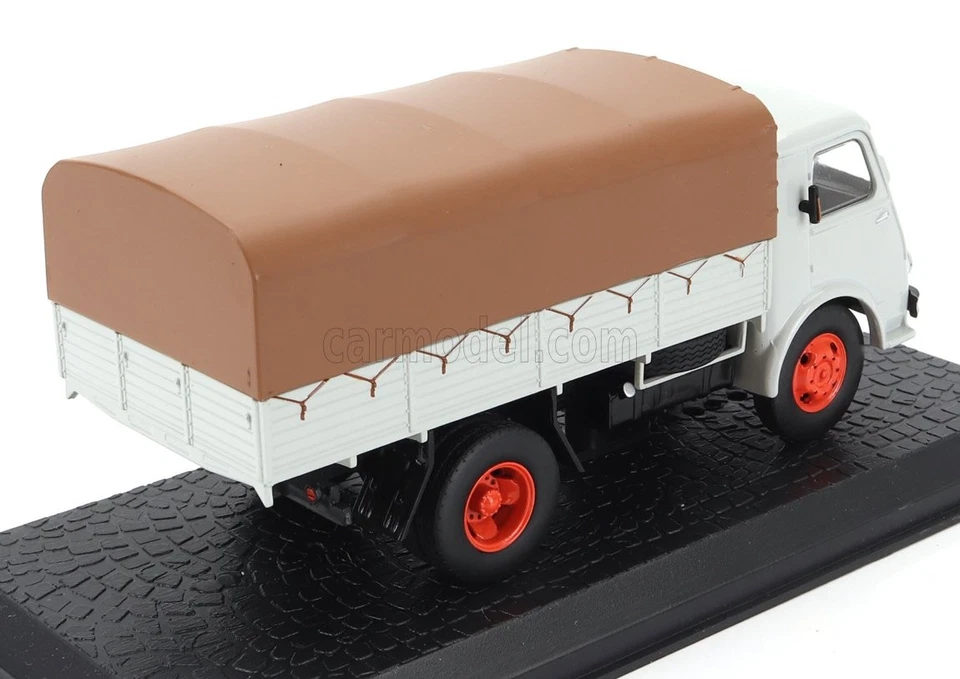 MODELLINO CAMION STATICO ATLAS STAR 20 TRUCK TELONATO 2 ASSI 1948 BIANCO 1/43 - Immagine 2 di 4