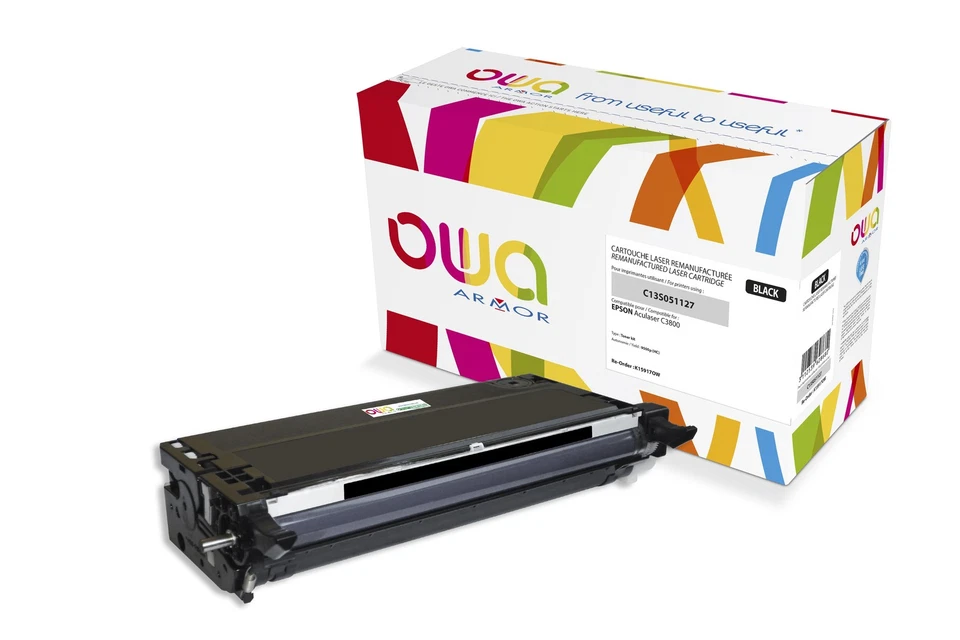 ARMOR K15917OW TONER LASER REMANUFACTURÉ NOIR COMPATIBLE C13S051127 EPSON© - Photo 1/1
