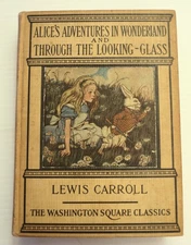 Antique Alice's Adventures In Wonderland and Through the Looking   Glass, c 1920