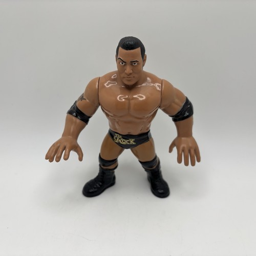 *LOOSE* Mattel WWE Retro THE ROCK 4.5�H Figure 201...