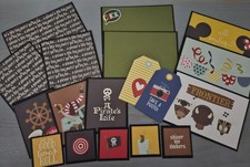 Disney's PIRATES OF THE CARIBBEAN Premade Die Cut Scrapbook Page Mat Set - 17pc