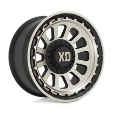 20x10 Xd Xd856 Omega Satin Black W Bronze Tint Wheel 5x55x5.5 -18mm