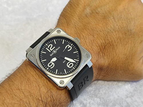 Orologio BELL & ROSS 46MM acciaio inox ref. BR01-92-S-04502, RICEVUTA: $4.019 - Foto 15 di 18