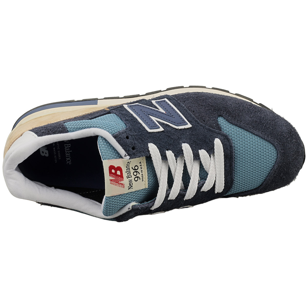 New Balance 996 Made In Usa Mens Fashion Sneakers in Navy