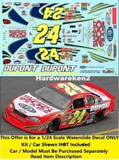 NASCAR DECAL 24 DuPONT 200 YEARS 2002 CHEVROLET MONTE CARLO JEFF GORDON - 1/24